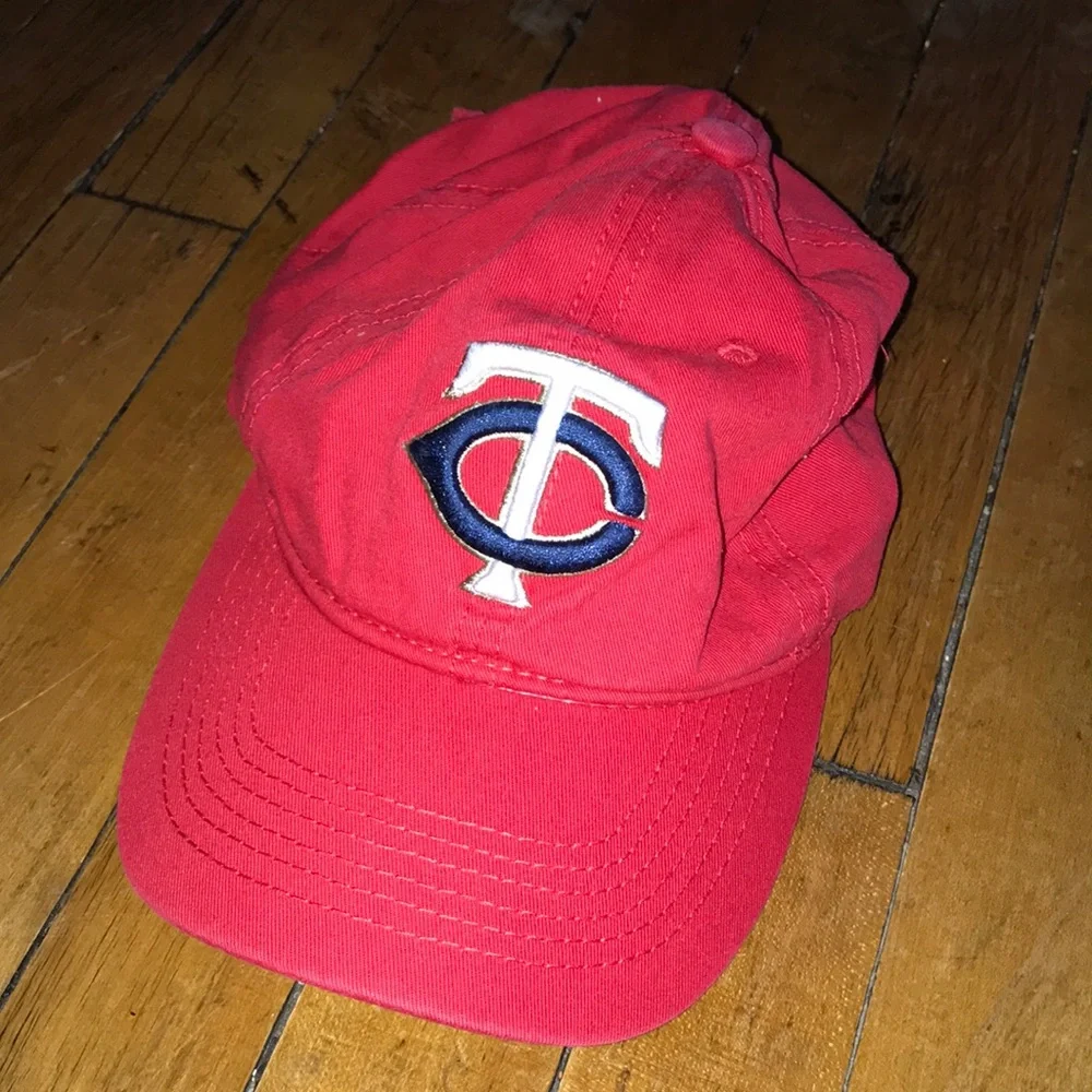 Minnesota Twins Red Baseball Cap with TC Logo